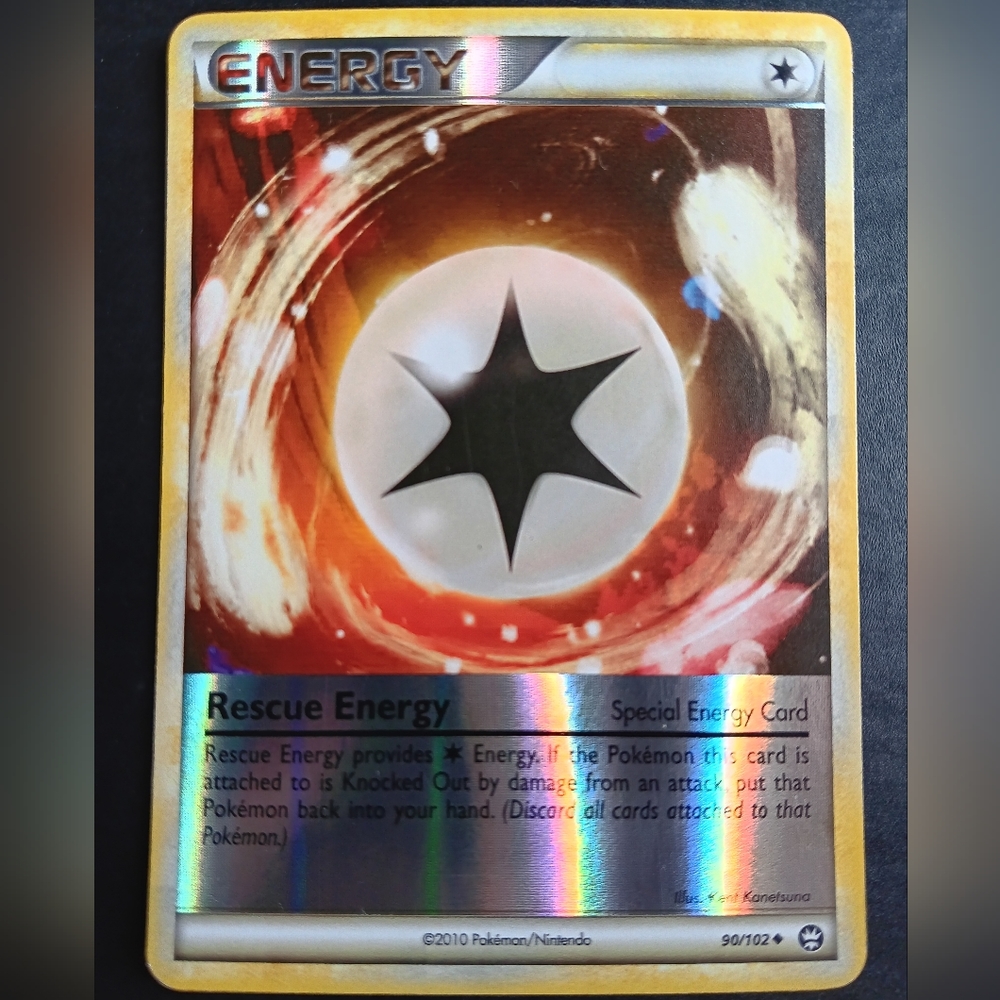 Rescue Energy Pokemon Card - Triumphant - 90/102 Uncommon Reverse Holo